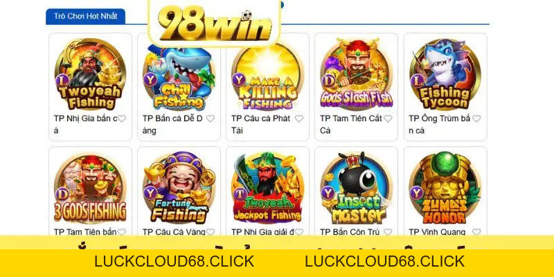 Bắn Cá 98WIN - Săn Thưởng Nhanh, Hạ Boss Khủng Nhất