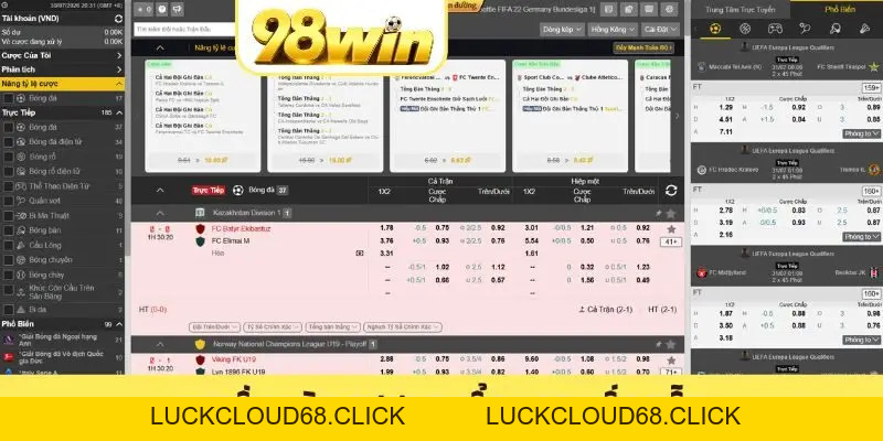 Thể Thao 98WIN: Sảnh Cá Cược Đặc Sắc Và Đầy Sức Hút