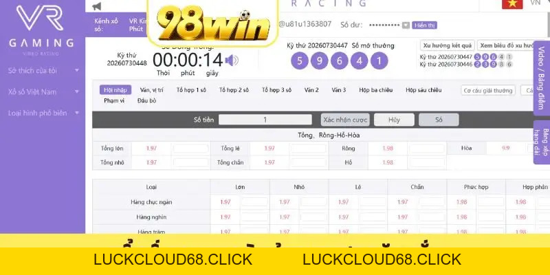 Xổ Số 98WIN - Sảnh Chơi Đổi Thưởng Online Chất Lừ 2026